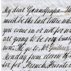 Catherine Keir's Letter 4 to Grandpapa
