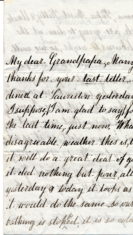 Catherine Keir's Letter 5 to Grandpapa