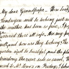 Catherine Keir's  LETTER 7 page 1