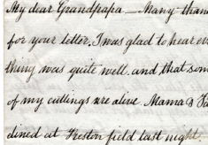 Catherine Keir's Letter 8 to Grandpapa