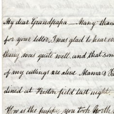 Catherine Keir's Letter 8 page 1