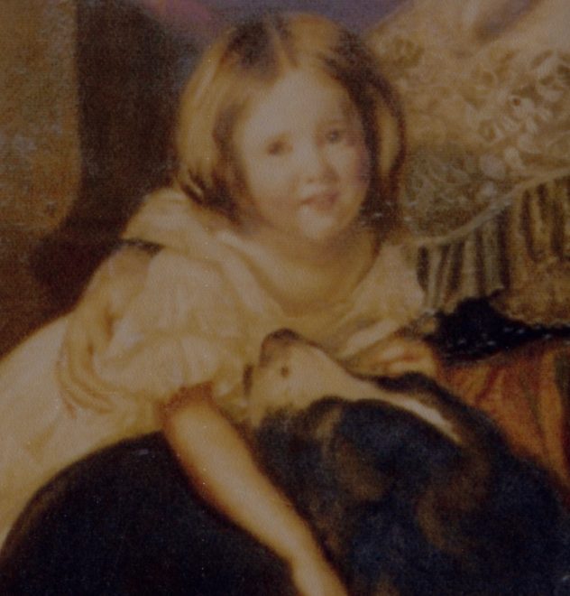 Catherine Keir as a child