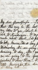 Jane Keir letter 2 to Grandpapa