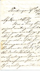 From Grandpapa letter 2 to William Keir 9th April 1859