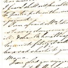 Grandpapa's letter 3 to William at Cambridge University 3rd May 1859 page 3