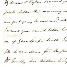 Letter7 from William Keir to his Father Patrick Keir 12th October 1860