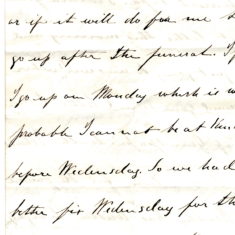 William Keir's letter 7 to his father Patrick Keir 12th October 1860 page2 William Keir's letter 7 to his father Patrick Keir 12th October 1860 page2