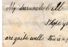 William Keir's Christmas Thank You Letters from his nephews Frank and Willy Balfour 1st January 1878