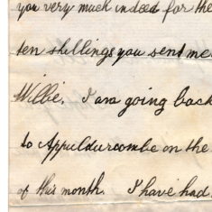 WKLETTER82OF3 10 shillings in 1878 was worth £193.84 in the year 2000.