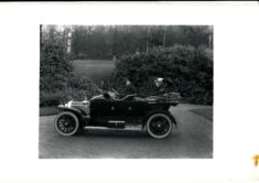 The Constable Ladies out for a drive in the Argyll car. The chauffeur is Mr Rattary.
