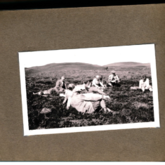 A rest in the heather on the Balvarran shoot 1937 A rest in the heather on the Balvarran shoot 1937