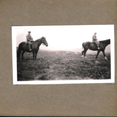 Horse riding on Balvarran August 1937 Horse riding on Balvarran August 1937