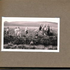 On the shoot Mr Manning centre with gun August 1937 On the shoot Mr Manning centre with gun August 1937
