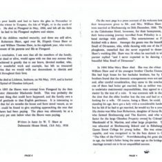 Article in booklet Re the Shaws pages 1 & 4 Article in booklet Re the Shaws pages 1 & 4