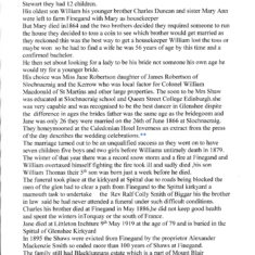 The Shaws history Written in 1958 by W T Shaw page 1 A brief history of the Shaw Family of Finegand