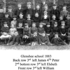 The Shaw children Glenshee School 1883