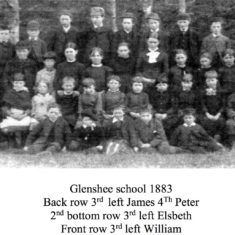 The shaw children Glenshee School 1883 The Shaw children Glenshee School 1883