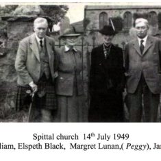 William Shaw Elsbeth Black Margaret Lunan Peggy James July 1949 William Shaw Elsbeth Black Margaret Lunan Peggy James July 1949
